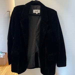 BB Dakota/Steve Madden Black Velvet Blazer
